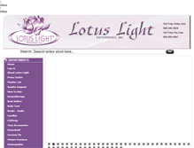 Tablet Screenshot of lotuslight.com