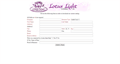 Desktop Screenshot of catrequest.lotuslight.com